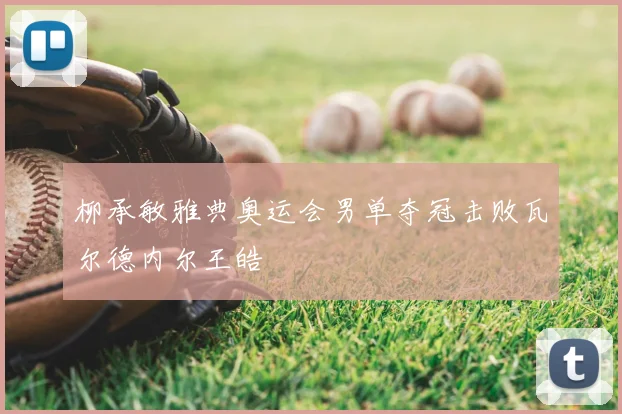 柳承敏雅典奥运会男单夺冠击败瓦尔德内尔王皓